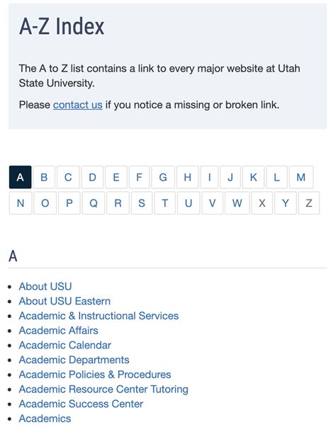 unfite com index|A to Z Site Index .
